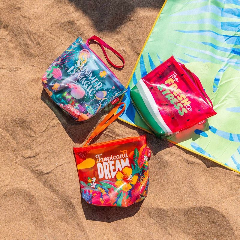 Strandmappe vanntett To Fresh To Stress 