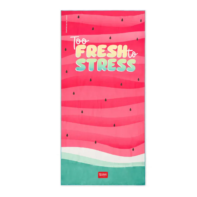 Hovedbilde Strandhåndkle Too Fresh To Stress 85x180 cm 