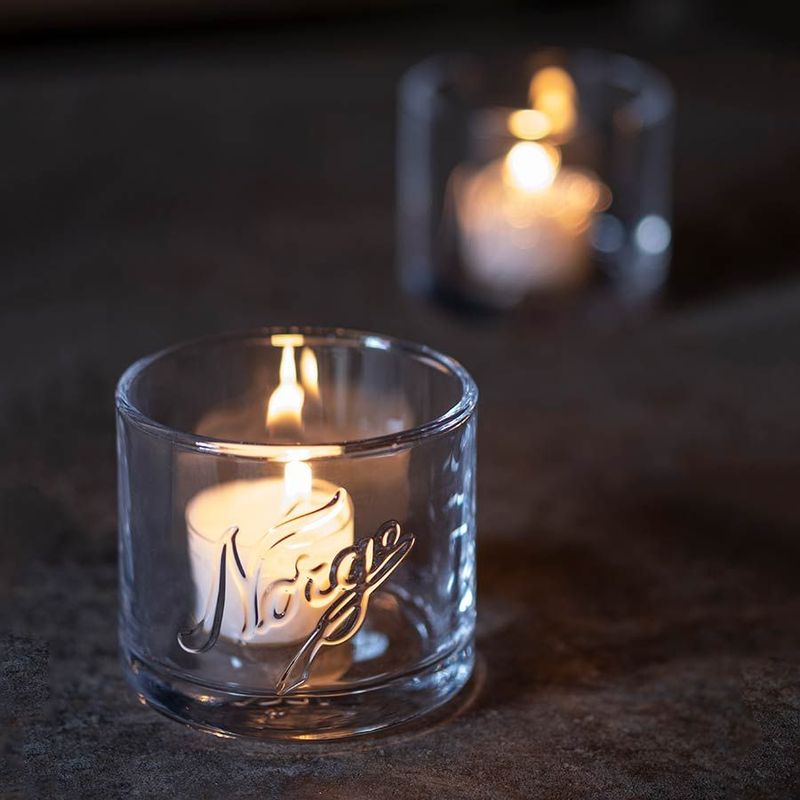 Norgesglasset Telysholder 2pk