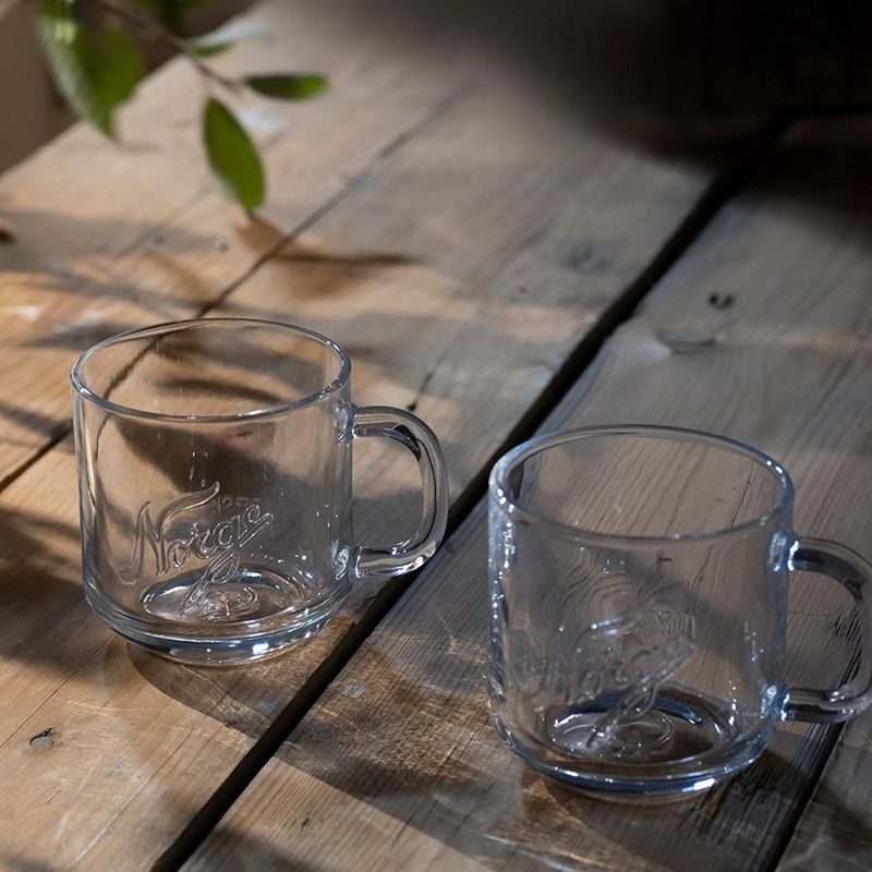 Glasskopp med hank 2pk Norgesglasset