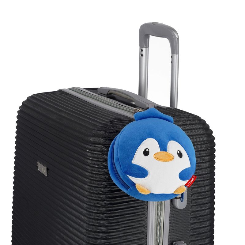 Bamse,  pute og øyemaske i ett My Travel Buddy Pingvin