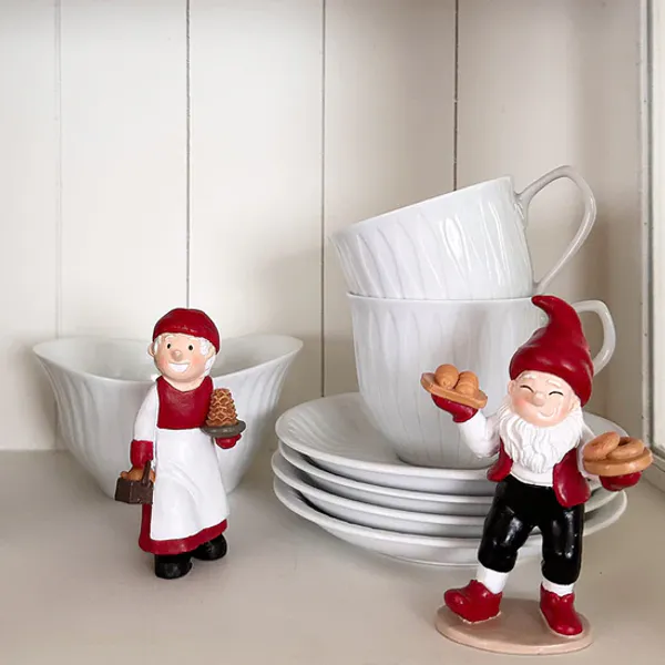 Hovedbilde Nissefar med bakst, Porsgrunds Porselænsfabrik