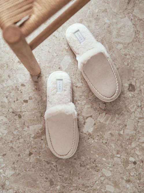 Hovedbilde Slip-in Tøfler Bowen S/M, beige - Vinga