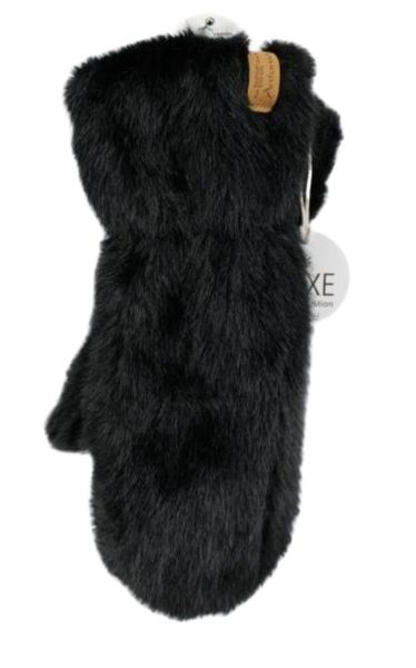 Hovedbilde Pelsvotter Super Fluffy, sort