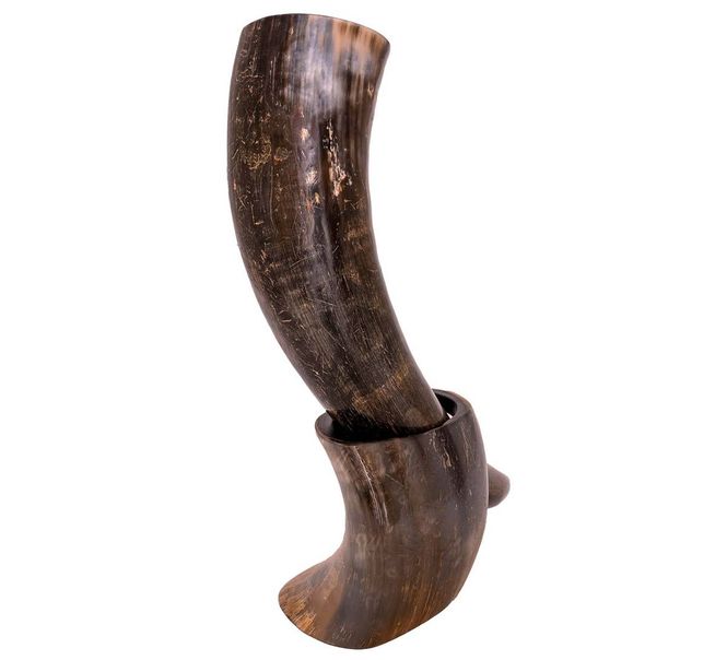 Hovedbilde Mjødkrus - Vikinghorn med holder