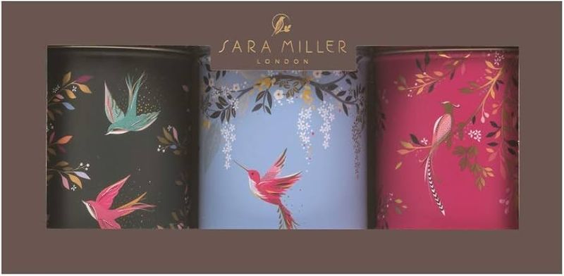 Sara Miller London – Chelsea runde oppbevaringsbokser, sett med 3