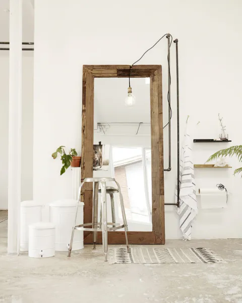 Hovedbilde Teppe Block, grå / svart L90 cm fra House Doctor