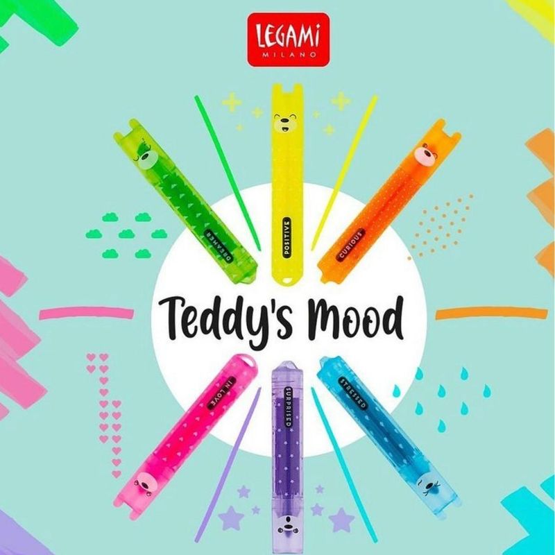 Markeringstusjer Teddy`s Mood Legami