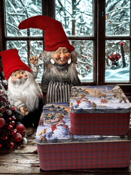 Hovedbilde Julemarked – rektangulær stor kakeboks