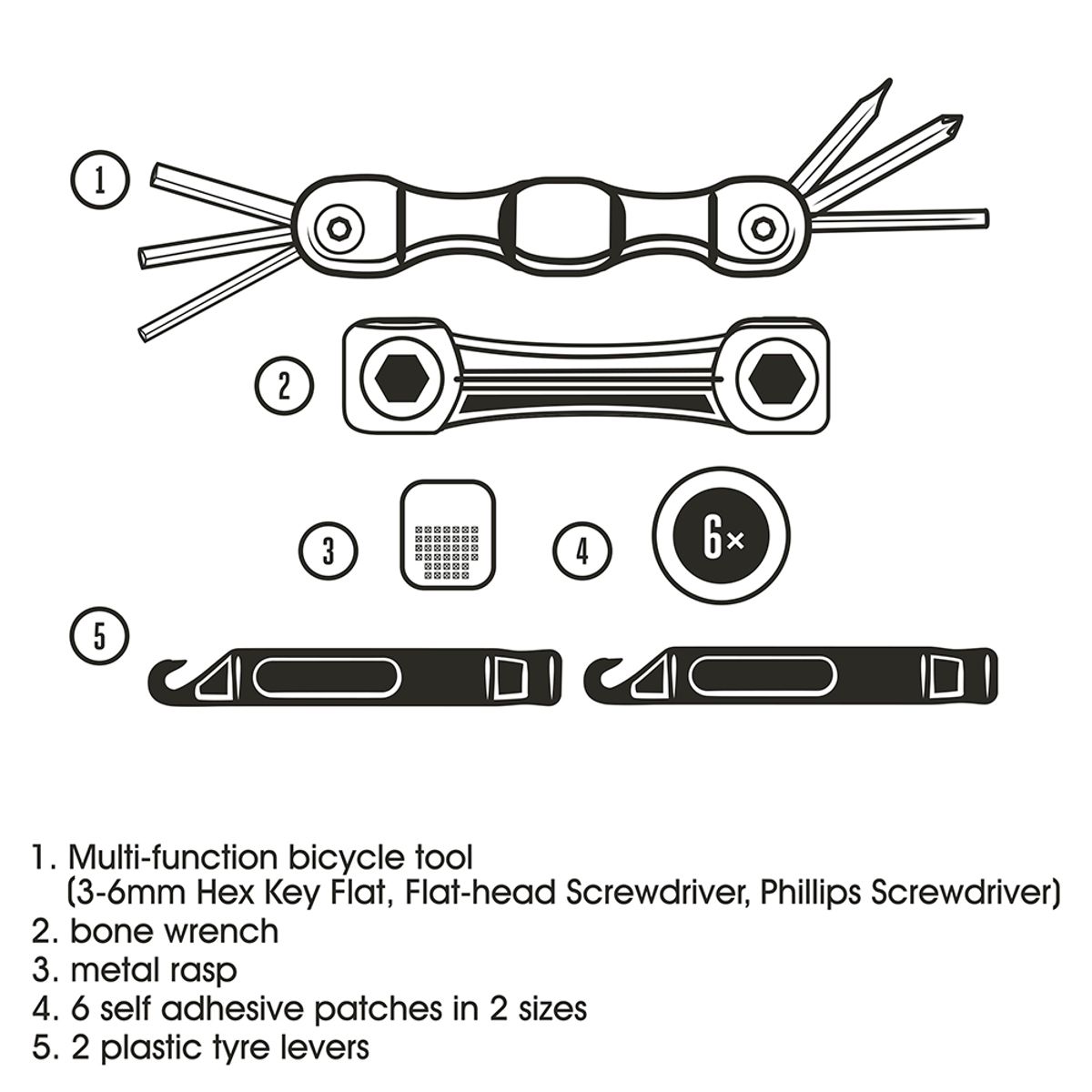 Sykkelreparasjonssett Gentlemen`s Hardware