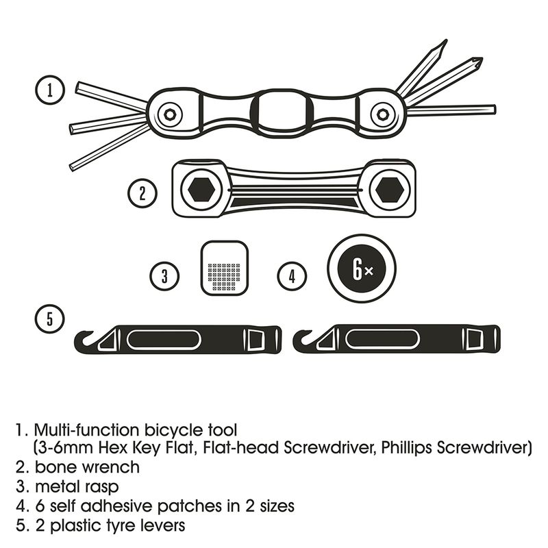 Sykkelreparasjonssett Gentlemen`s Hardware