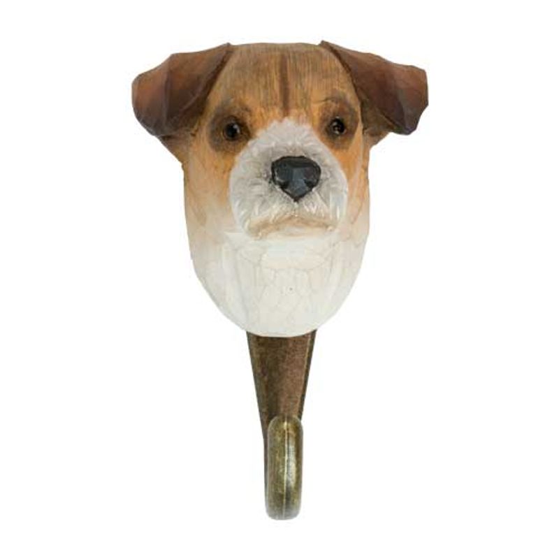 Håndskåret Krok – Jack Russel Terrier  Wildlife Garden