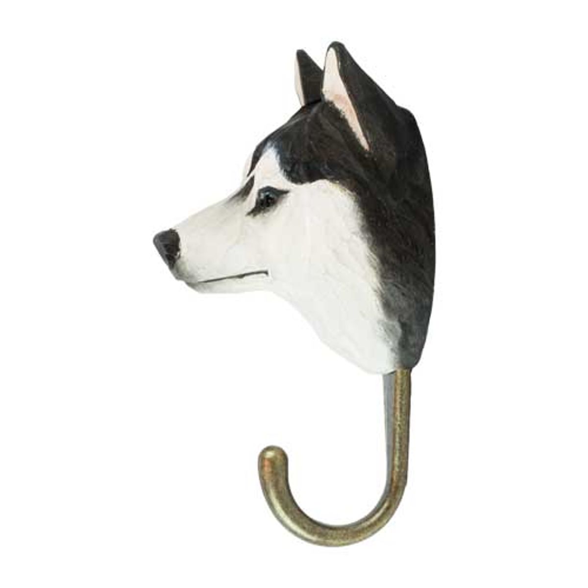Håndskåret Krok – Sibirsk Husky Wildlife Garden