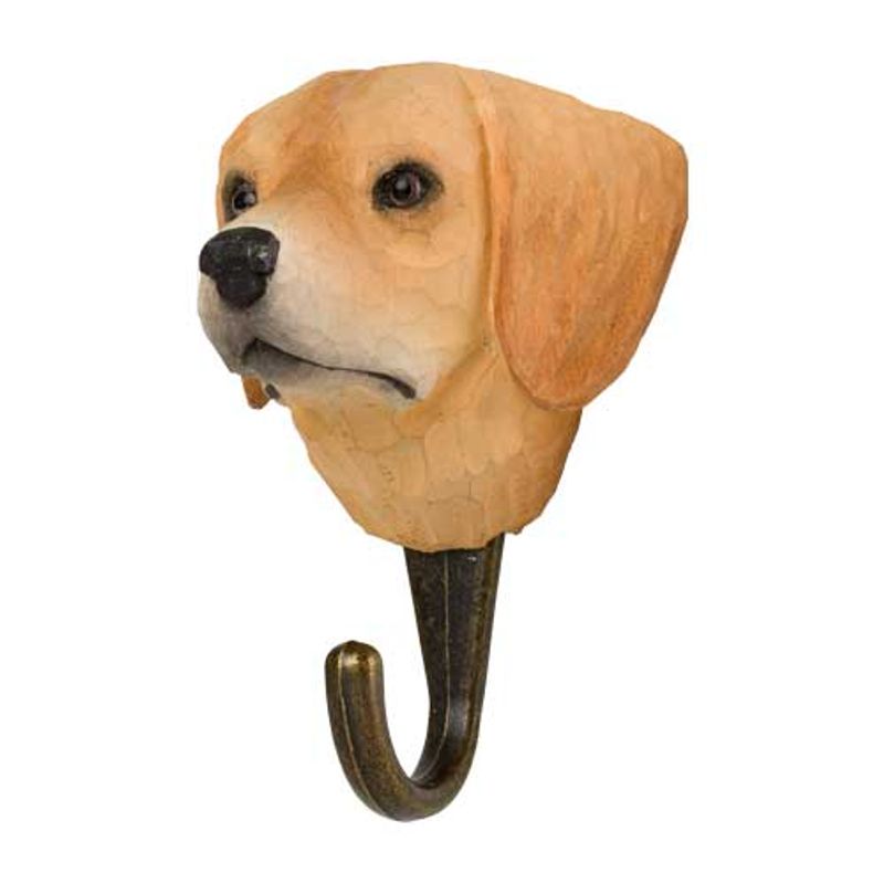 Håndskåret Krok – Golden Retriever Wildlife Garden