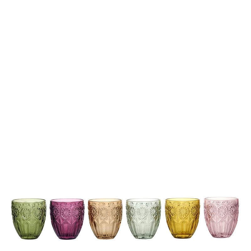 Saint-Émilion glass med mønster – 6 stk