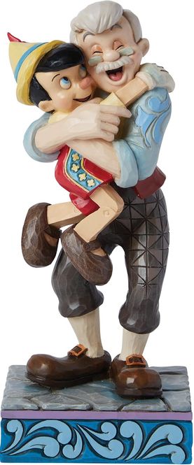 Hovedbilde Disney Julefigur - Gepetto & Pinocchio 18 cm