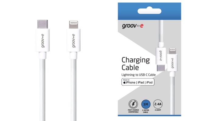Hovedbilde Groove Ladekabel Lightning til USB-C 1m