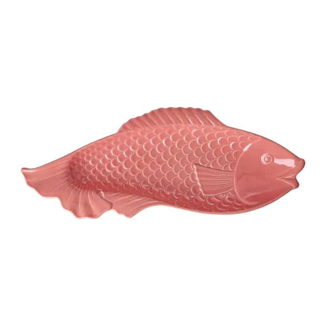 Hovedbilde Rice serveringsfat i keramikk – fisk coral ...