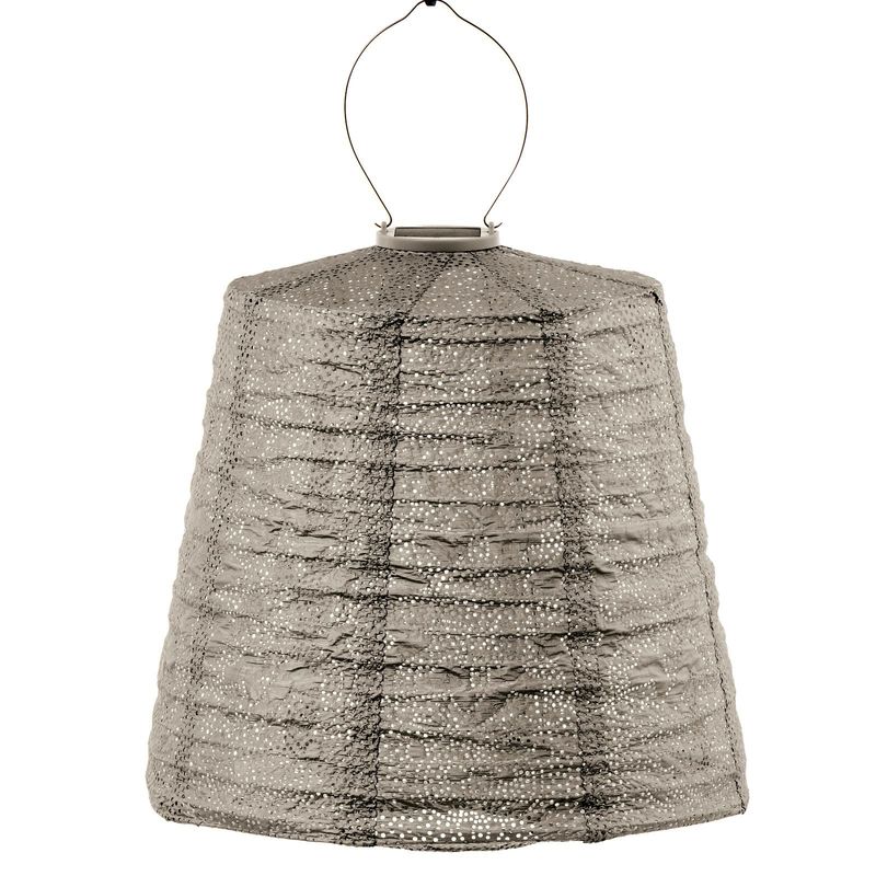 Lumiz Solcelle Led Lykt Lampshade 40 Marrakesh Taupe
