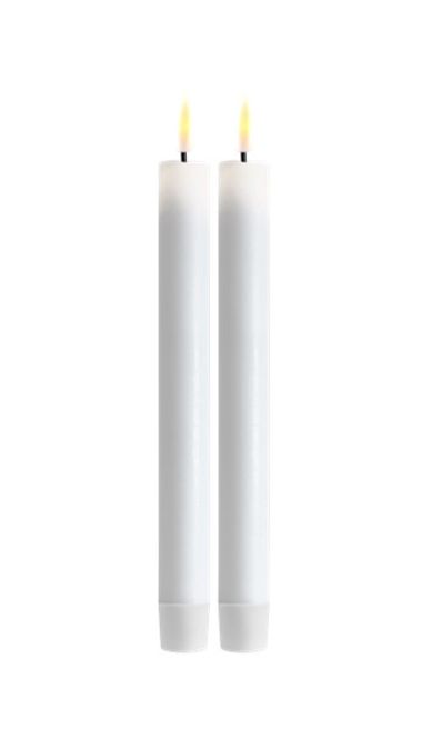 Hovedbilde Deluxe Homeart Hvit LED Kronelys 2PK 24 cm