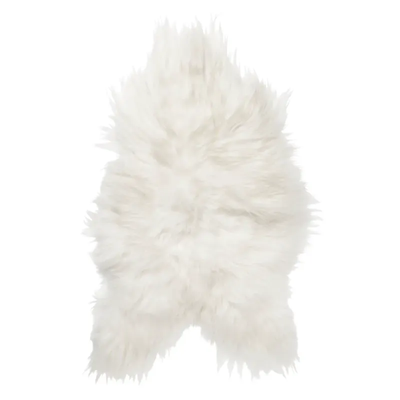 Molly lammeskinn 60x90 cm – Natural White
