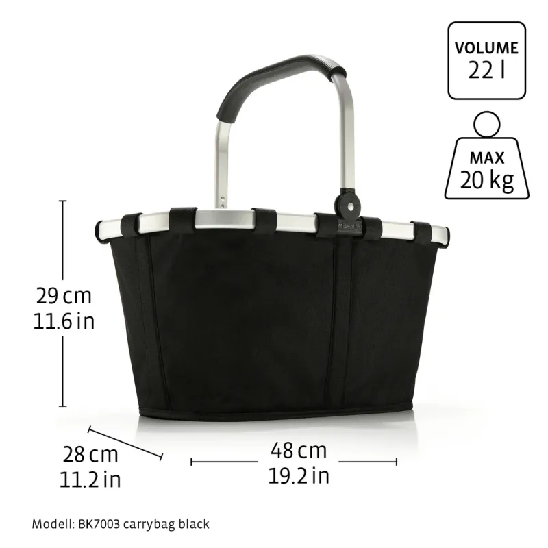 Reisenthel Carrybag Glossy Dots Black