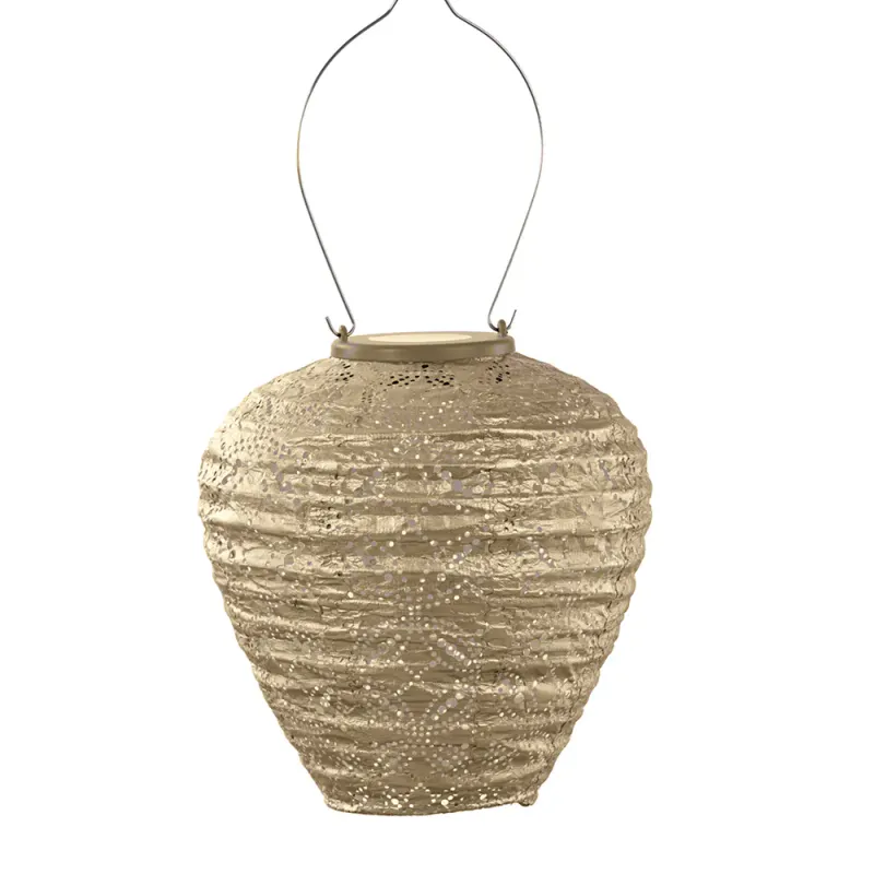 Lumiz Solcelle Led Lykt Balloon 20 Mandela Gold