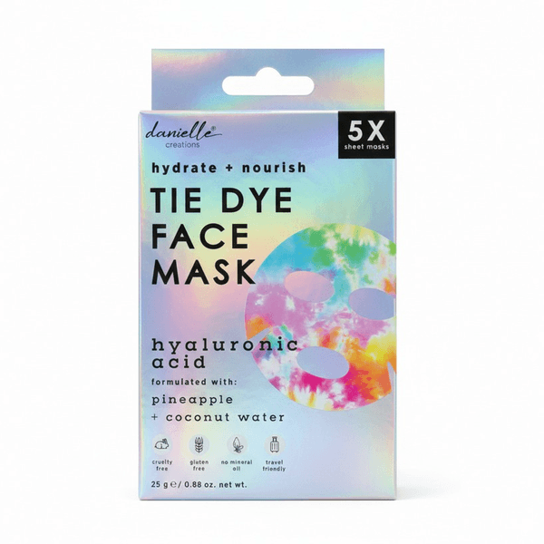 Hovedbilde Tie Dye Hyaluronic Acid Sheet Mask – 5 pk