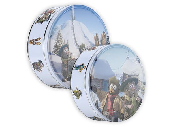 Hovedbilde Flåklypa Kakebokser sett a 2 stk