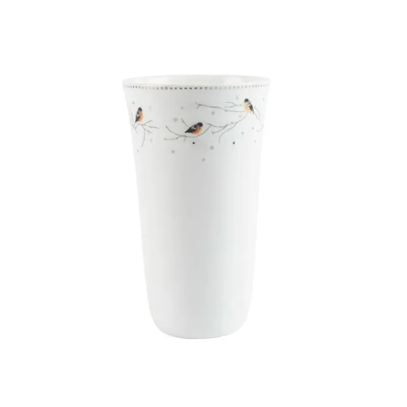 Dompap Vase 21 cm Porsgrund Porselænsfabrik