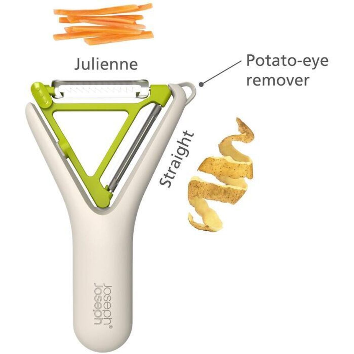 2 i 1 skreller fra Joseph Joseph 