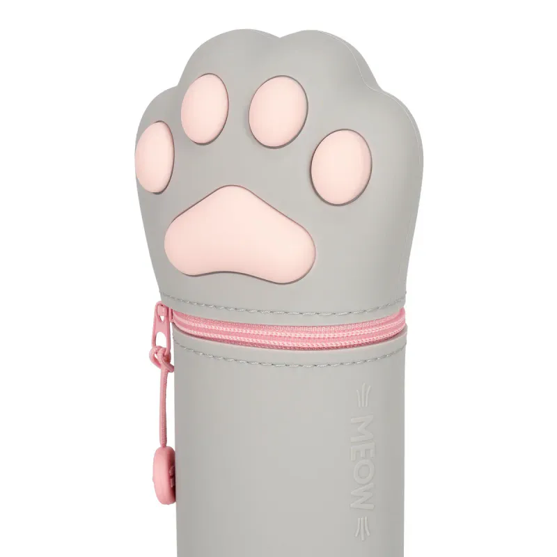Silikon pennal Kawaii, 2i1 Kattepote - Legami