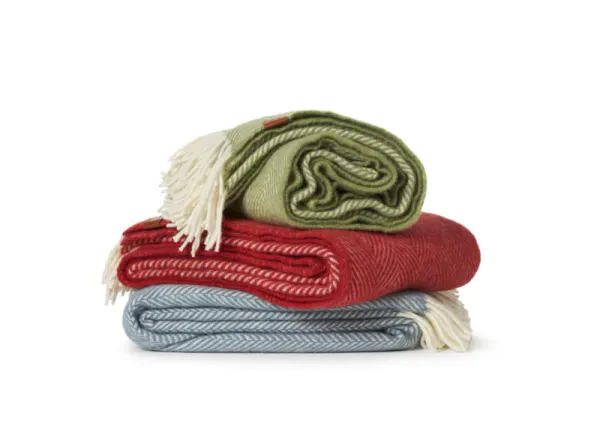 Hovedbilde Herringbone Ullpledd 130x180– Radish fra ...