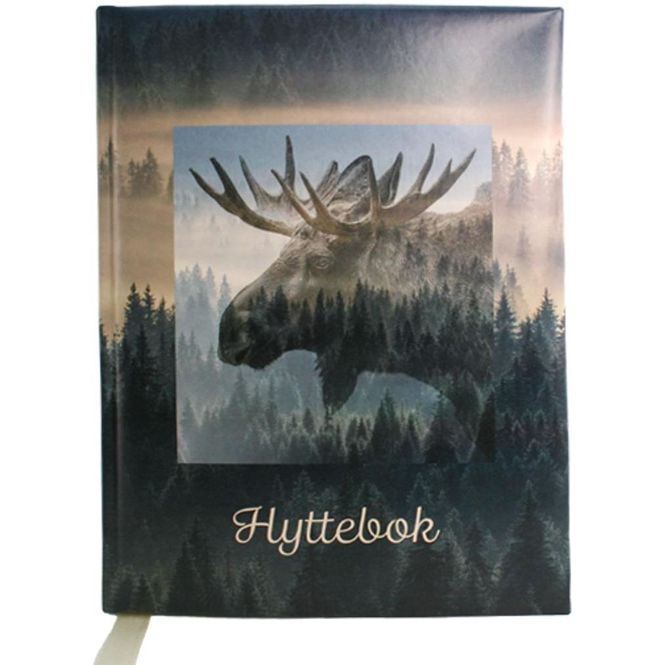 Hovedbilde Hyttebok Elg med nye Fjellvettreglene