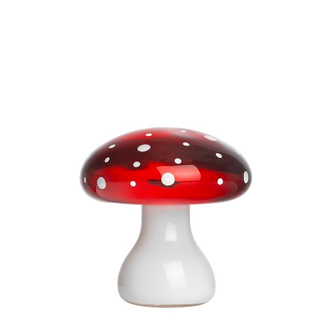 Hovedbilde Bordpynt Fluesopp, rød 7,2 cm Hadeland Glassverk
