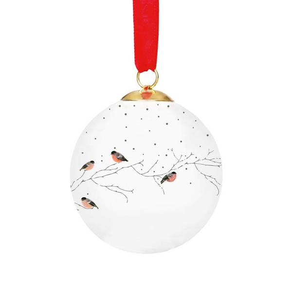 Hovedbilde Dompap Julekule 6 cm by Porsgrund