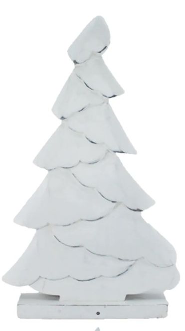 Hovedbilde Juletre dekket av snø