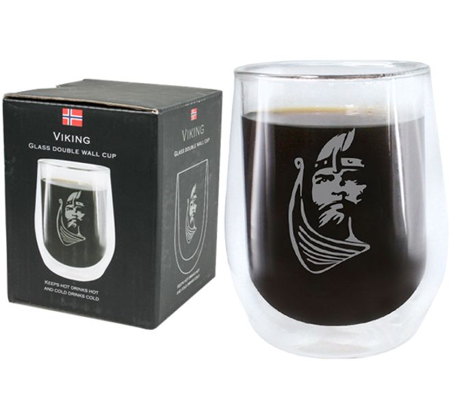 Hovedbilde Kaffeglass med dobbel vegg - Viking