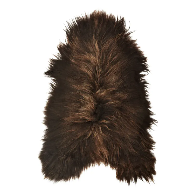 Molly lammeskinn 60x90 cm – Natural Brown