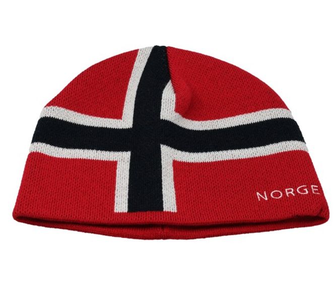 Hovedbilde Strikket Norgeslue Flagg