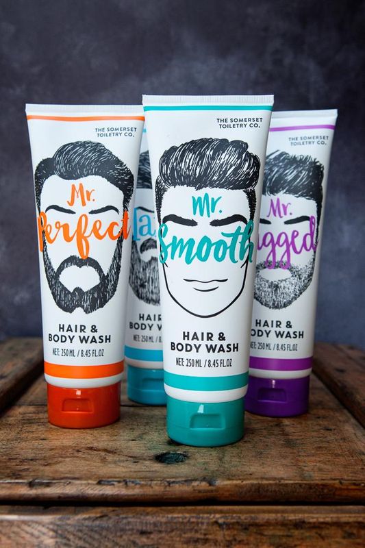 Dusjsåpe og shampoo Mr Manly fra Mr Beard