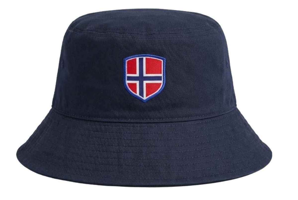 Bøttehatt med det Norske Flagg