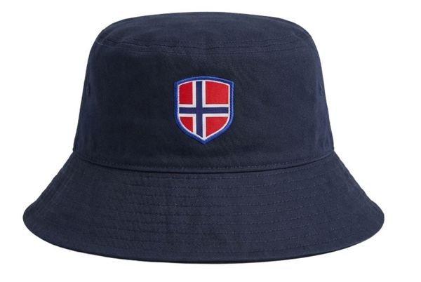Hovedbilde Bøttehatt med det Norske Flagg