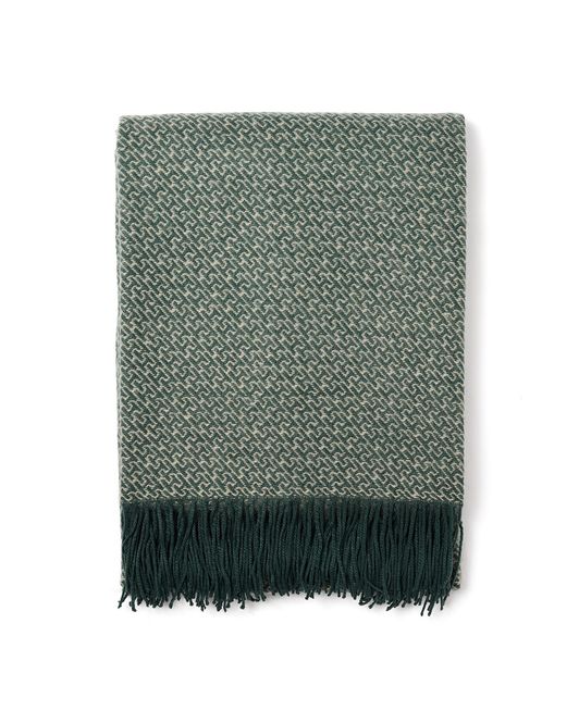 Hovedbilde Harris Jacquard-vevd pledd i grønn fra Vinga of ...