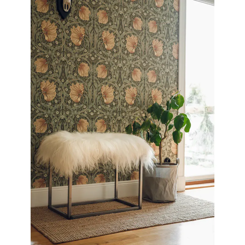 Molly lammeskinn 60x90 cm – Natural White