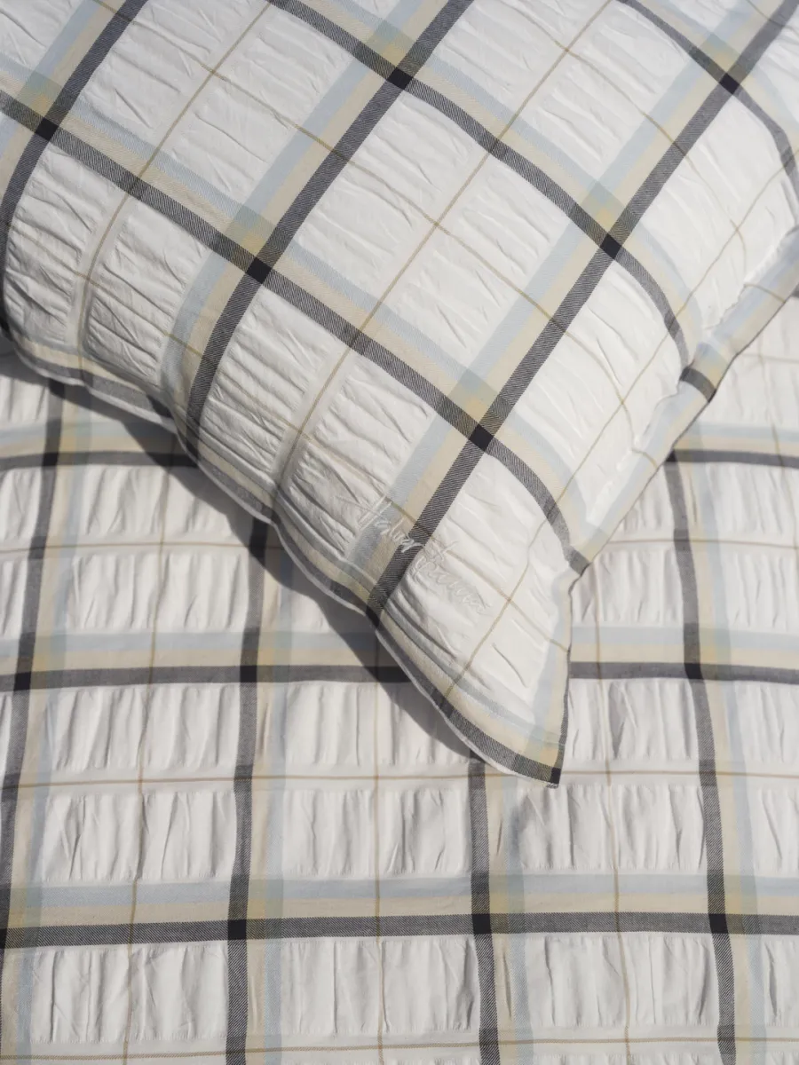 Halvor Bakke Nox sengesett 140x200/50x70 Blå / Midnight blue