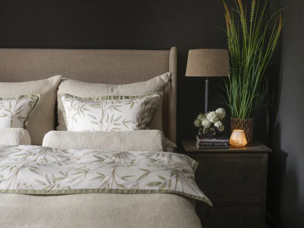 Hovedbilde Halvor Bakke Luno sengesett 140x220/50x70 Grønn