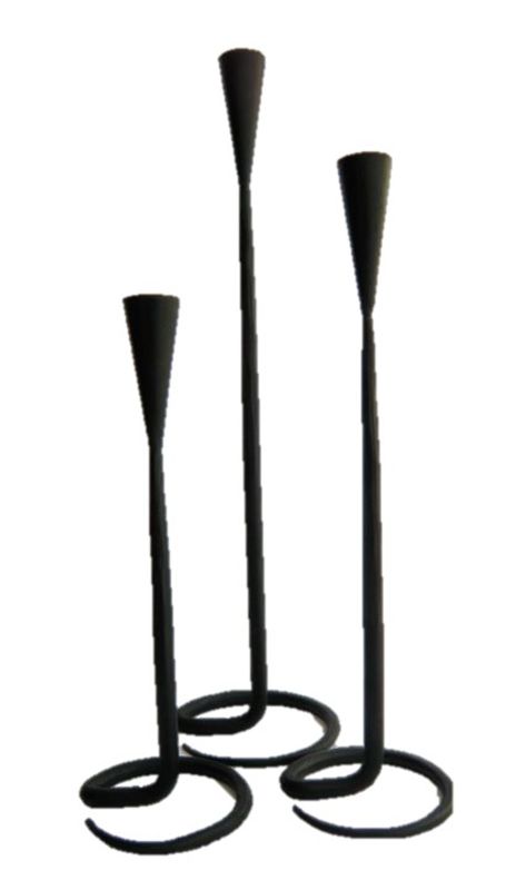 Spegels Smijern Lysestake håndlaget  3pk