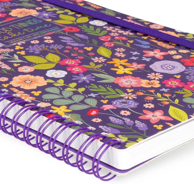 Hovedbilde Notatbok Spiral A5 Flowers