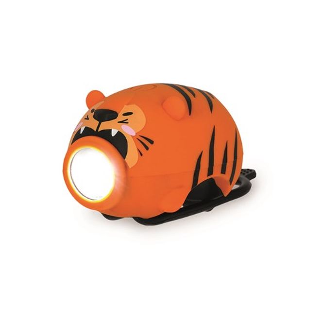 Hovedbilde Ladbar sykkelys m/ bjelle Tiger